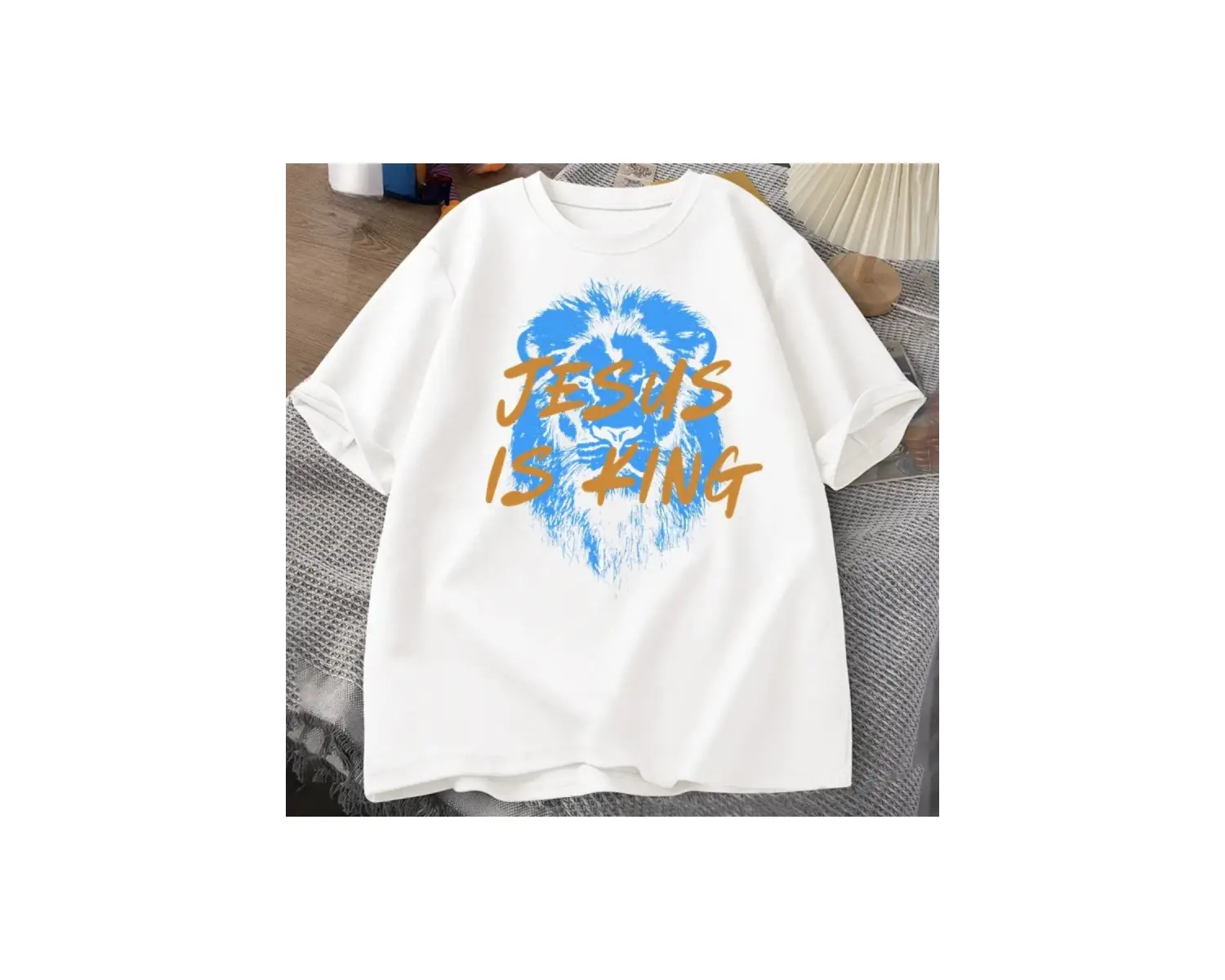 Beyaz İsa kral hıristiyan inanç streetwear dini İncil ayet