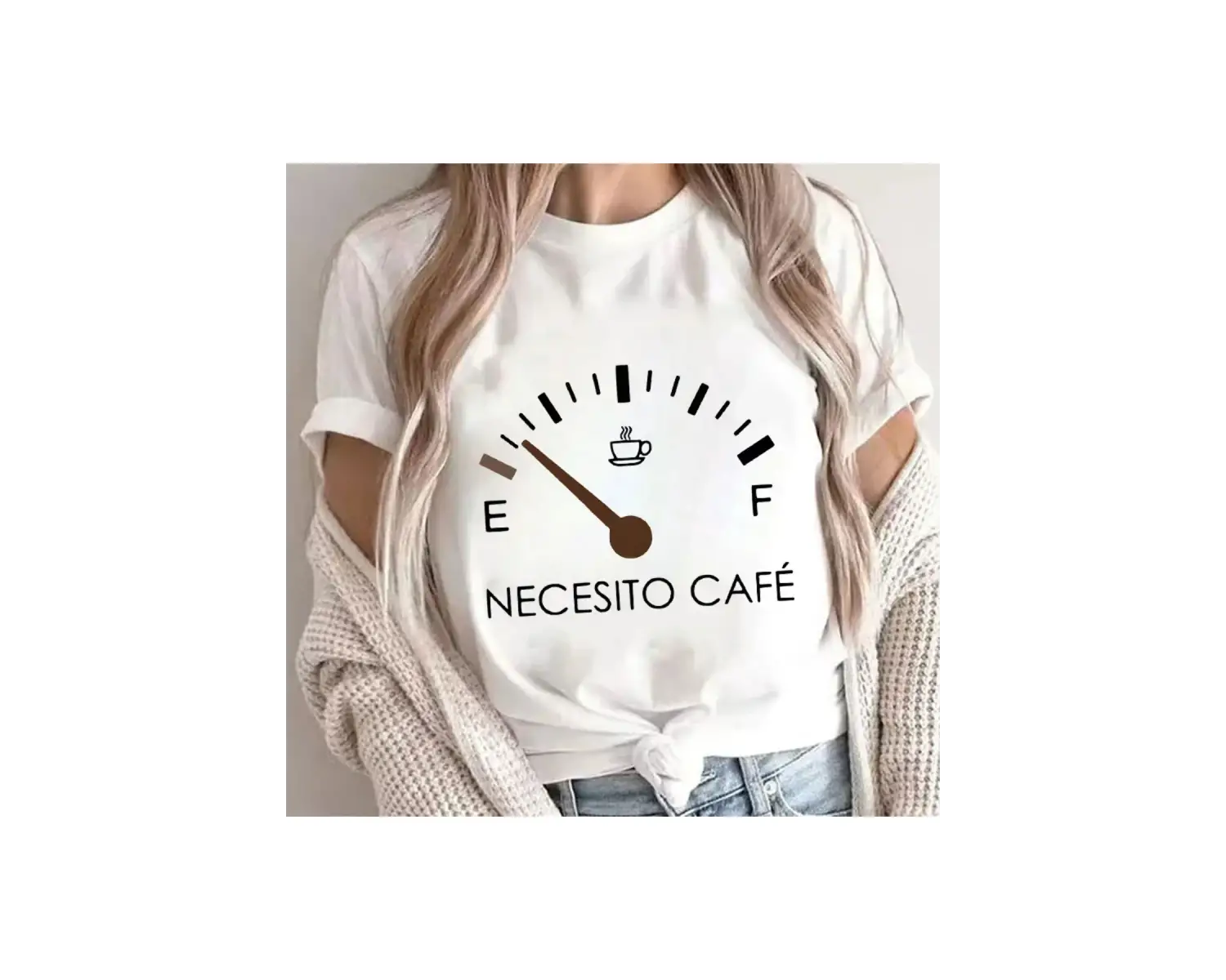 Beyaz İspanyolca Kahveya İhtiyacım Var Yaratıcı Nefes