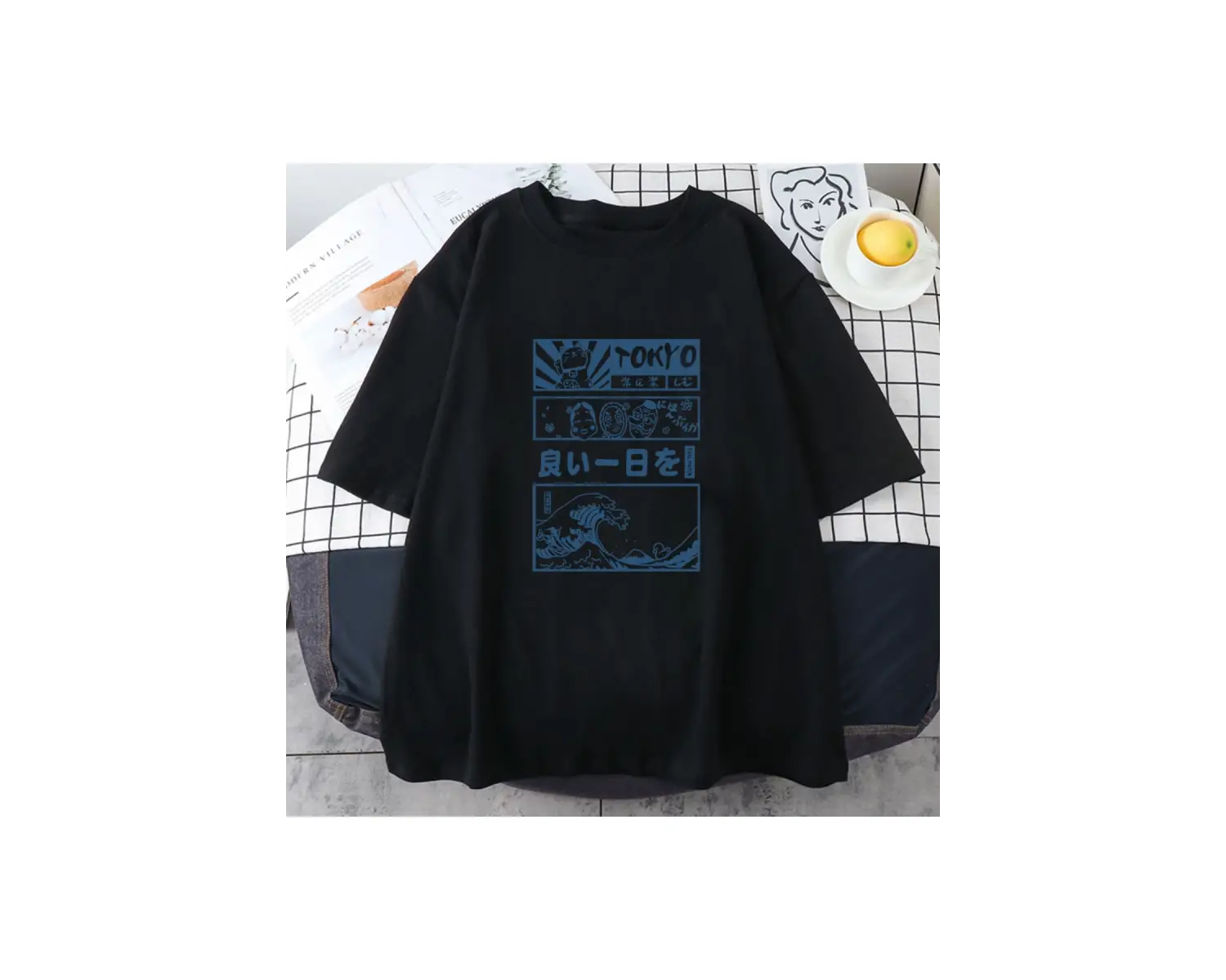 Beyaz Japon Kanji Kedi /Erkek Yumuşak Karikatür Yüksek