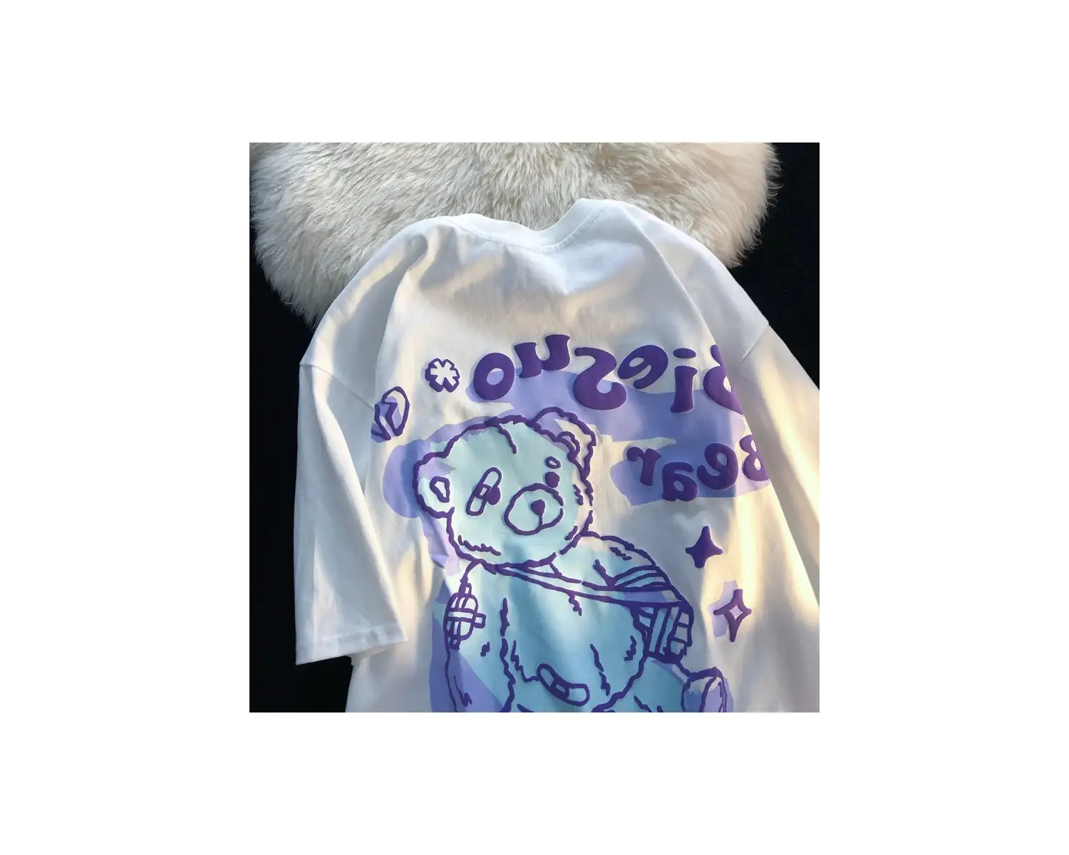 Beyaz Jayce X Viktor Arcane Tshirt Vintage Anime/ Harajuku Unisex Üstleri Gi