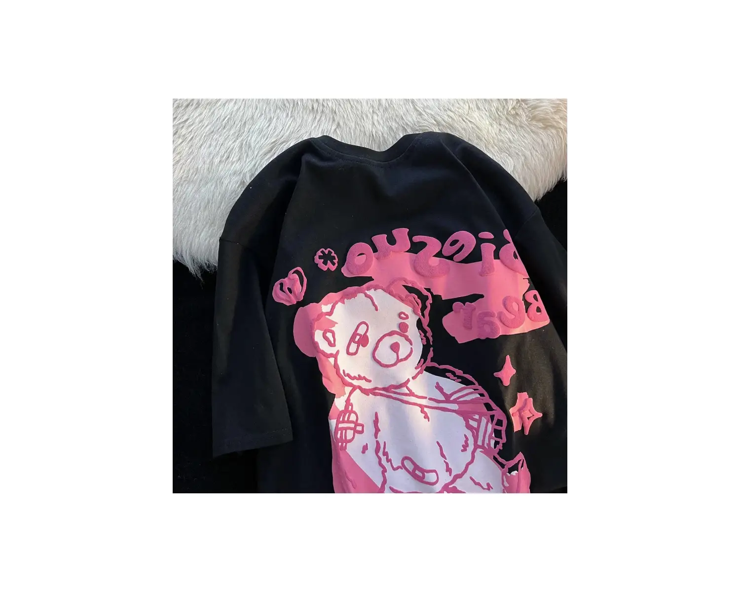 Beyaz Jayce X Viktor Arcane Tshirt Vintage Anime/ Harajuku Unisex Üstleri Gi
