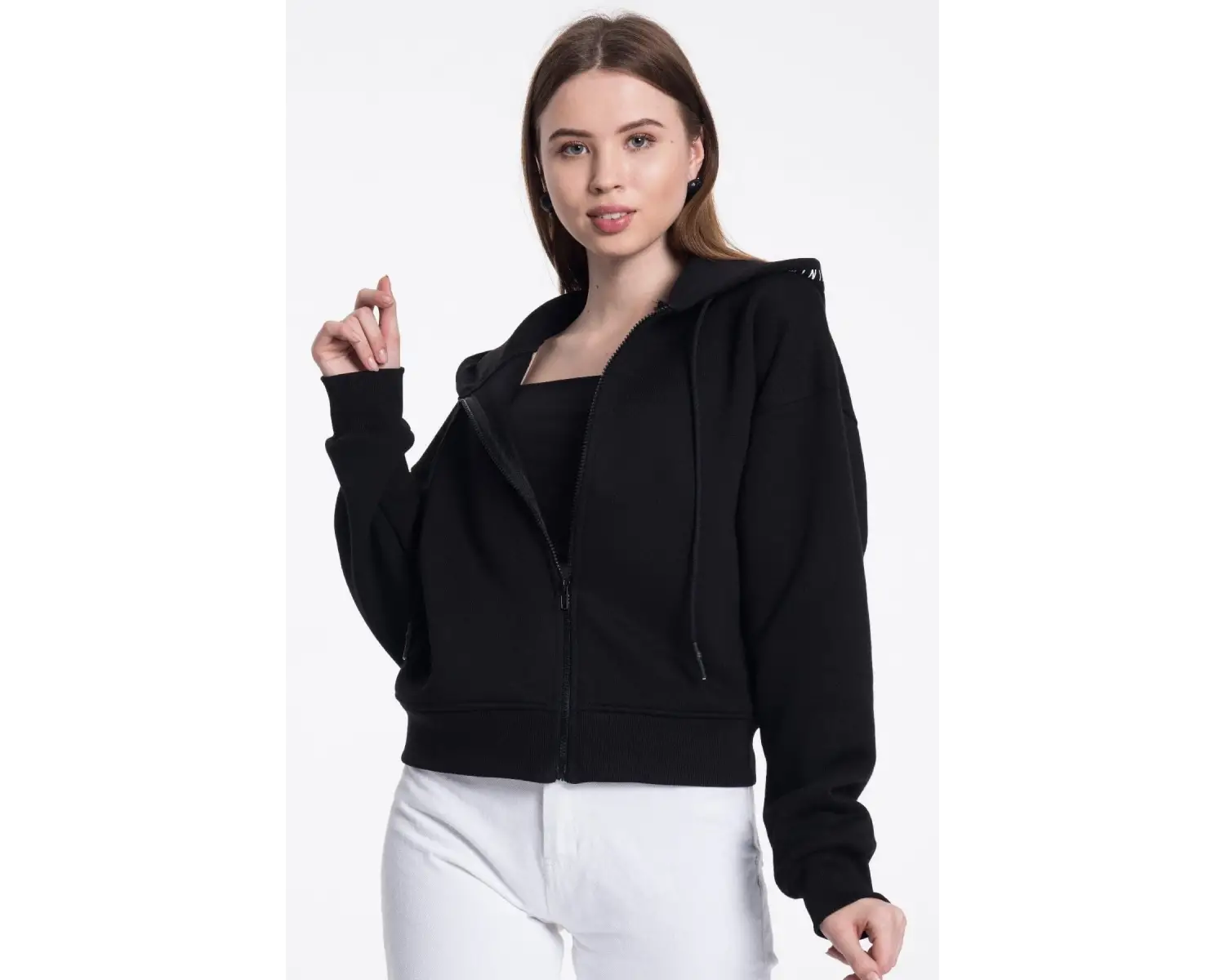 Beyaz Kadın Sweatshirt