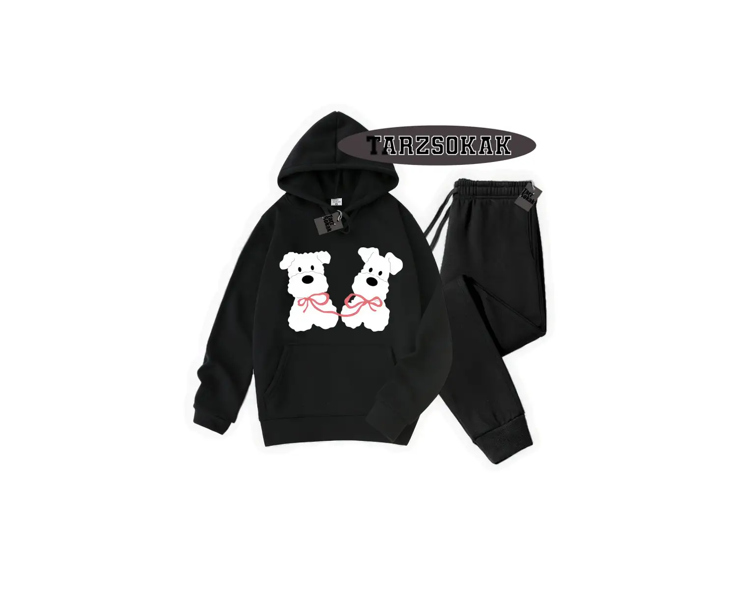 Beyaz Kapşonlu film köpek Detaylı ikili TAKIM