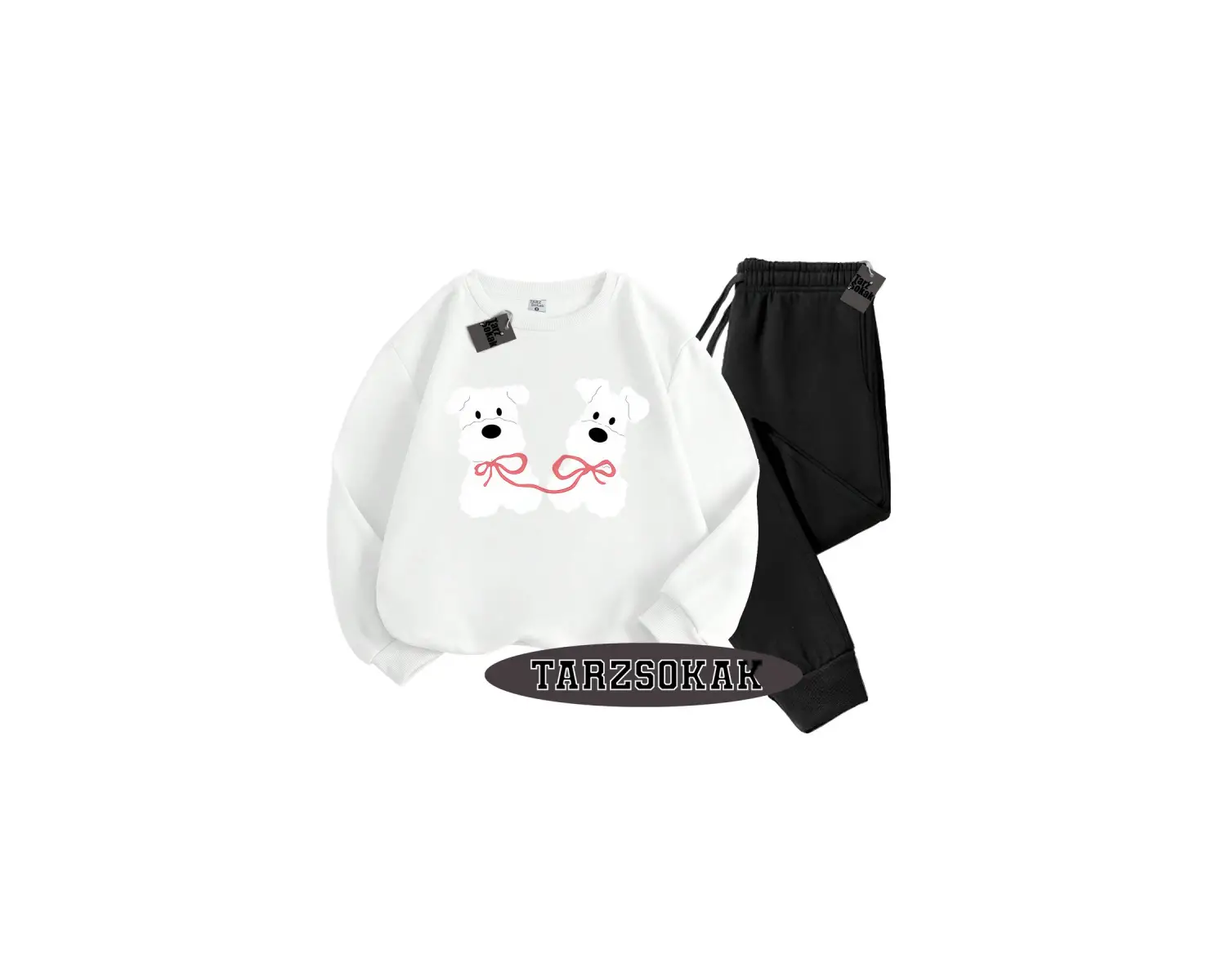 Beyaz Kapşonlu film köpek Detaylı ikili TAKIM