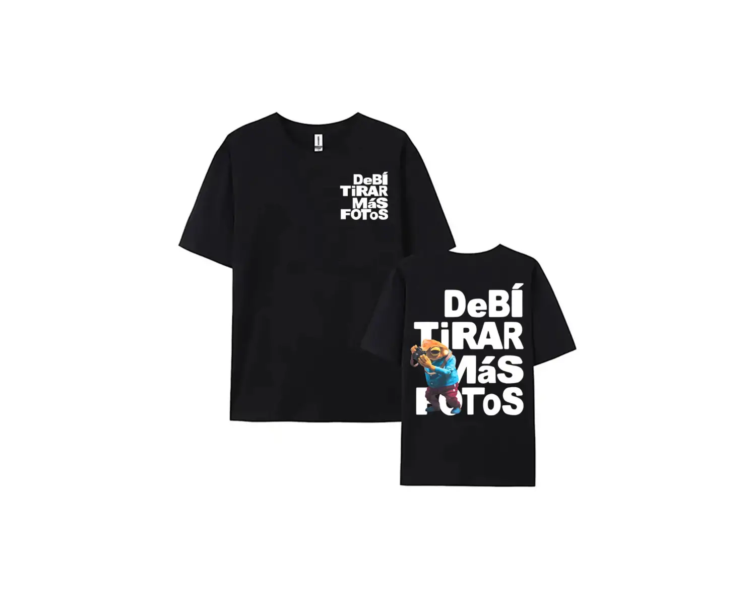 Beyaz Karikatür Kurbağa DTMF baskılı Kötü Tavşan Debí Tirar Más Fotoğraf Albümü l