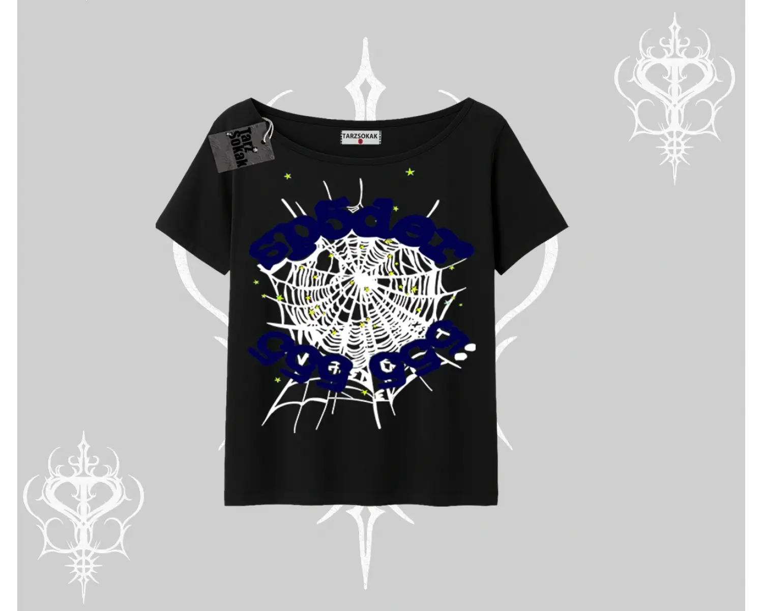 Beyaz Kayık yaka Tişört Sp55der