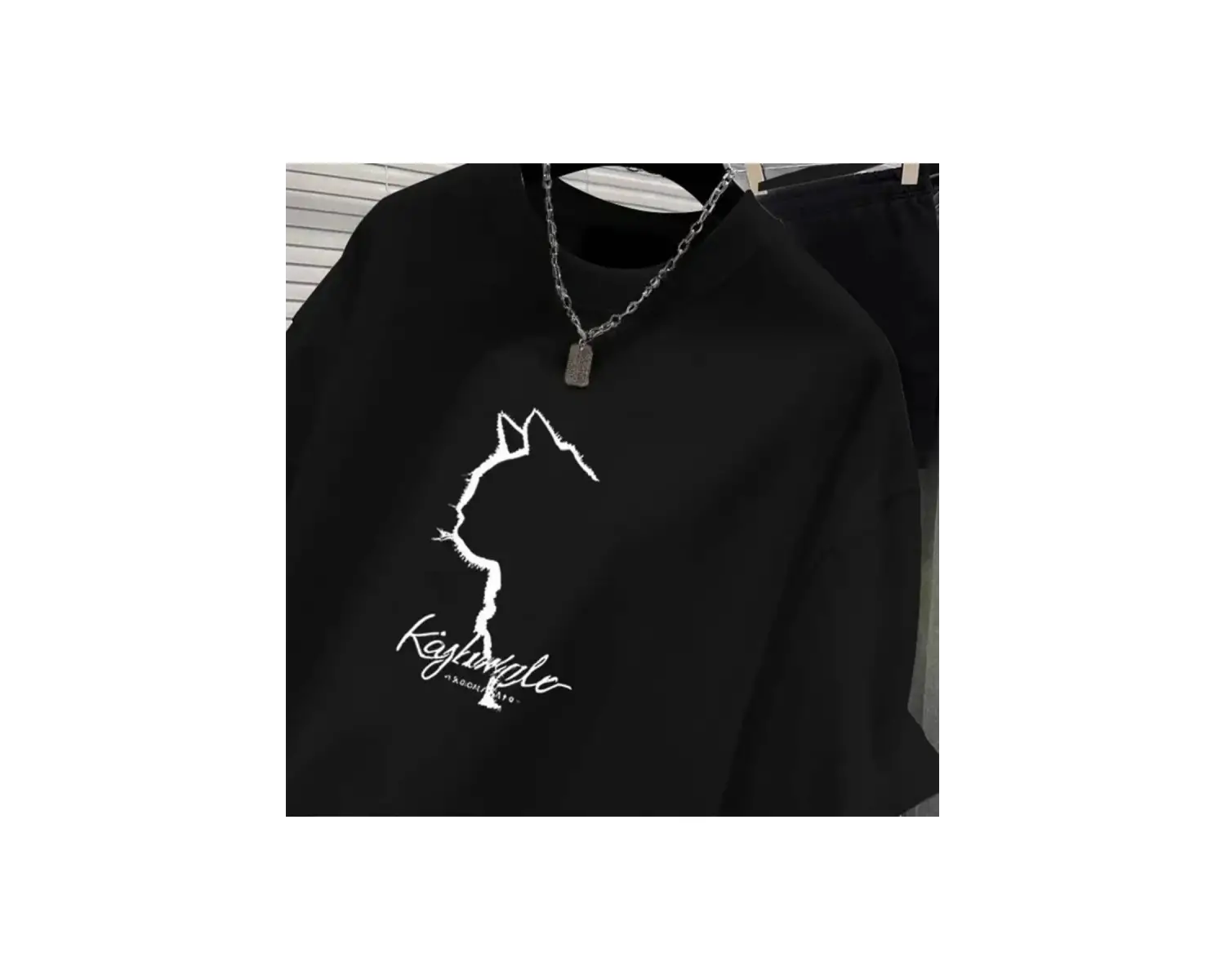 Beyaz Kedi Baskılı Yaz En Tees Yaratıcı an Teme