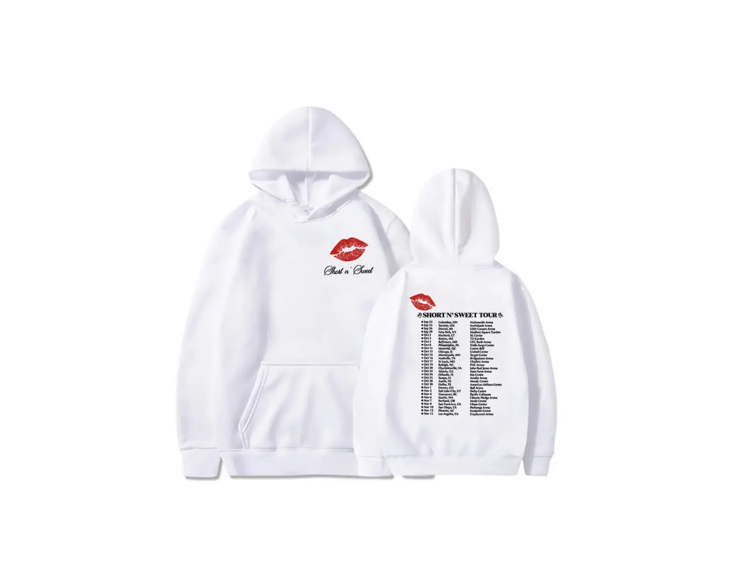 Beyaz kıcı Grafik Sabrina Marangoz Kısa N Sweet Tour Rahat u K