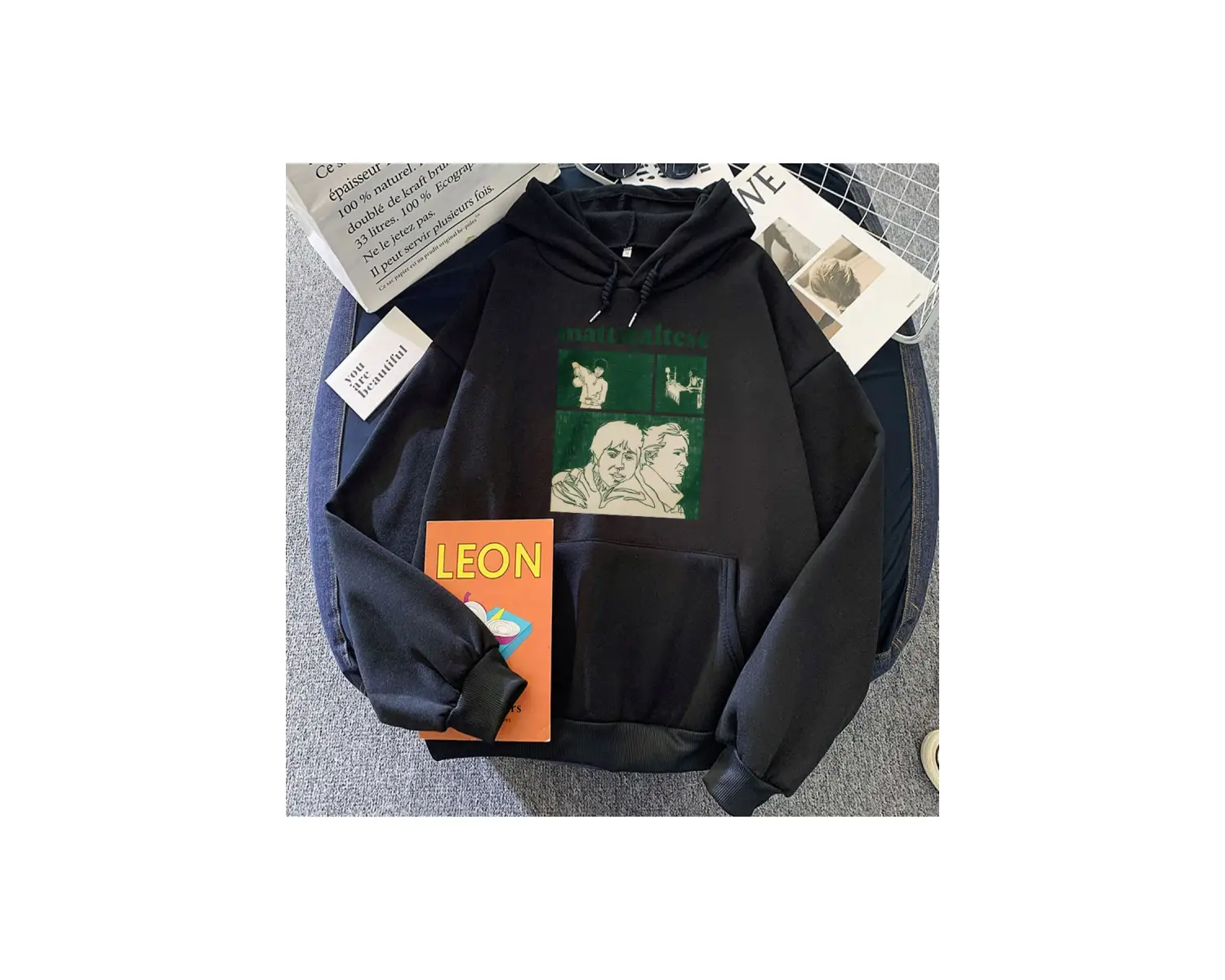 Beyaz kıcı Matt Malta Grafik Streetweet Touring Just To Tour Grafik Gi