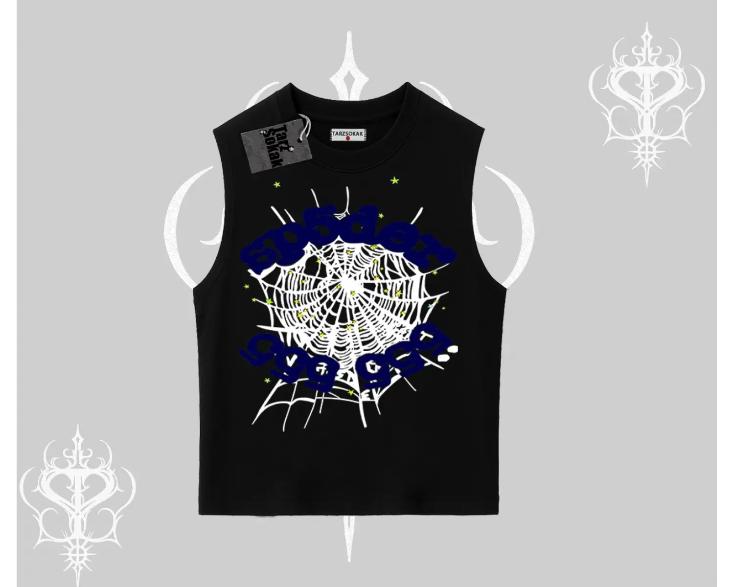 Beyaz Kolsuz Tişört Sp55der