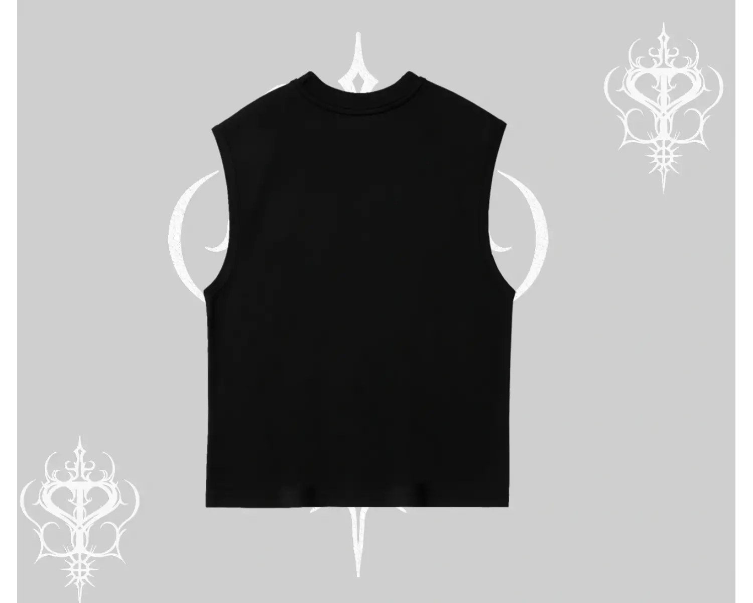 Beyaz Kolsuz Tişört Sp55der