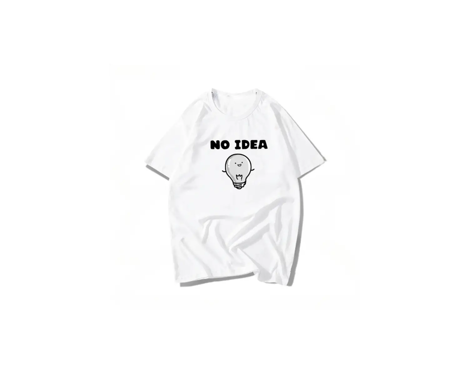 Beyaz Komik Sloganı Im Late for Work Mizah Vintage Japonya Kanji Hiçbir Fikir Baskılı T Sh