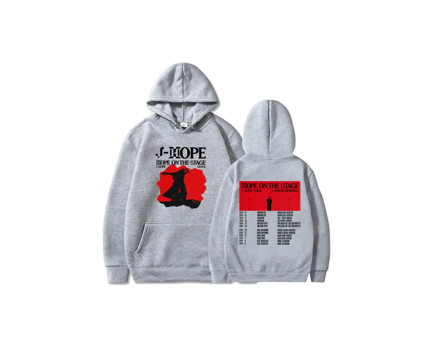 Beyaz Koreli Dansçı J-Hope Yeni Sahnede Umut Turu Unisex Günlük Hi