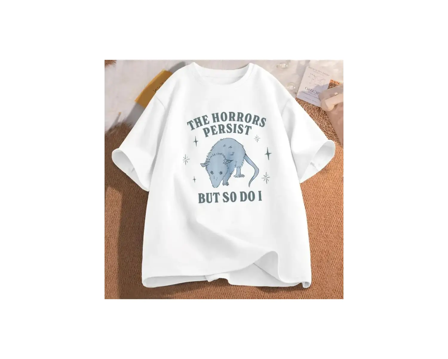 Beyaz Korku Kalıcı Ama Bu yüzden Yaparım Komik Meme Unisex T