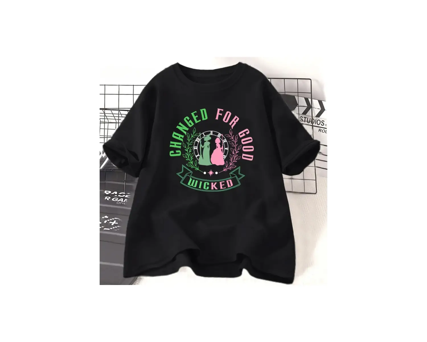 Beyaz Kötü İyi Defy Yerçekimi Kötü Müzikal Sihirbazı Grafik Tees