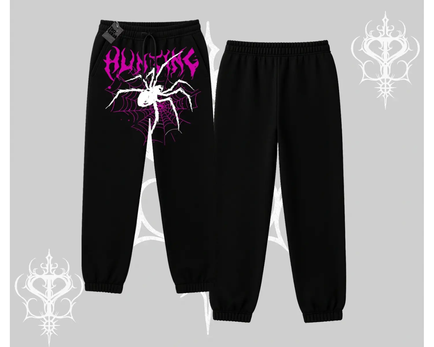 Beyaz Lastikli Eşofman Altı Autumn Spider