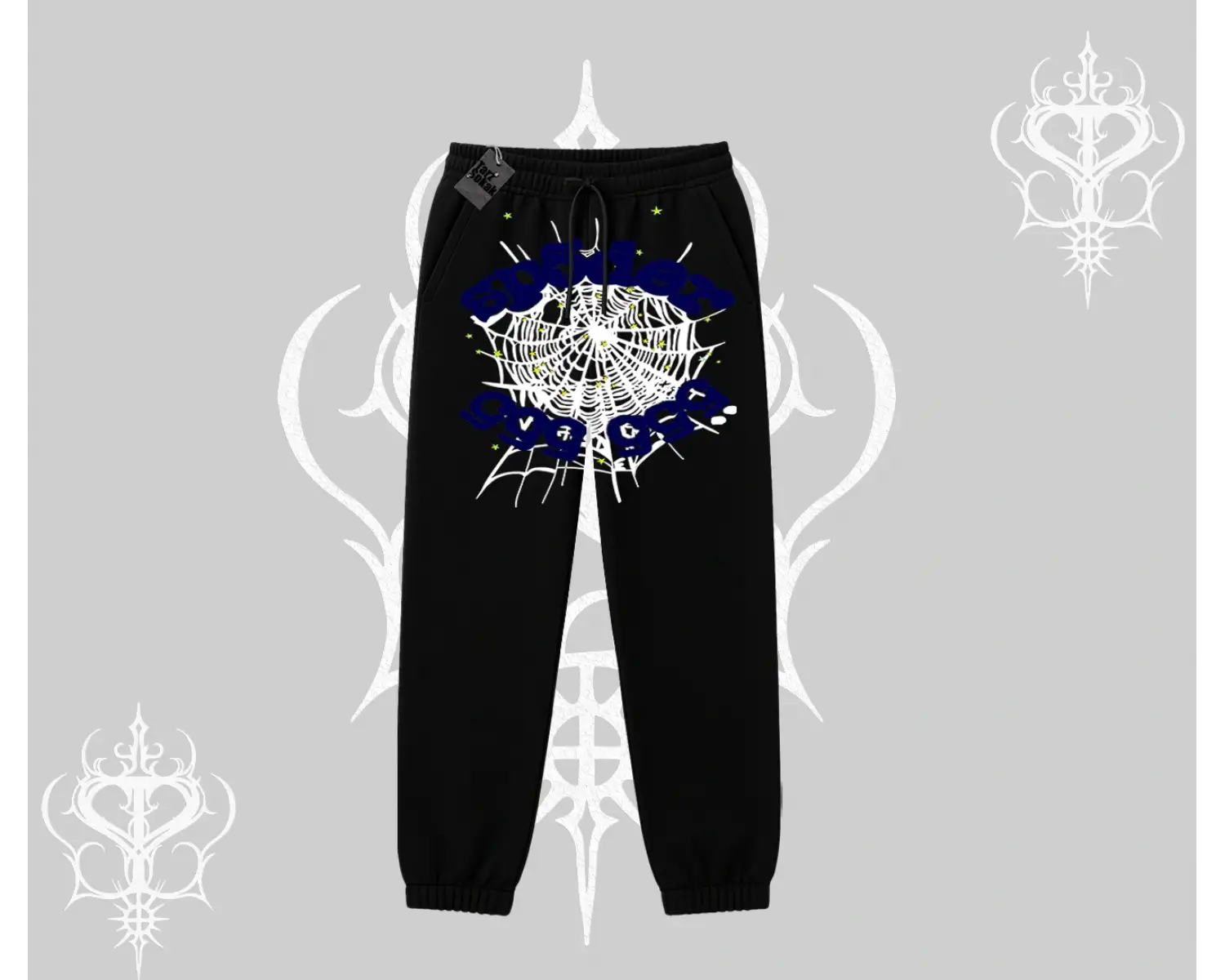 Beyaz Lastikli Eşofman Altı Sp55der