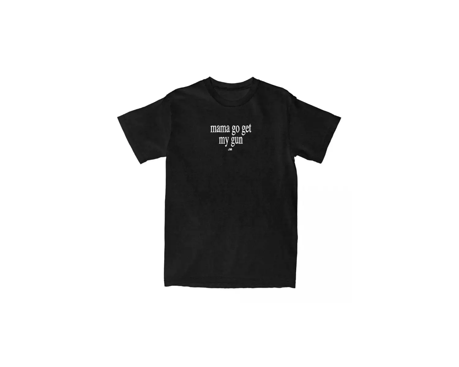 Beyaz Mama Go Get My Gun Bang Bang Tee JESSIE MURPH Şarkıcı baskılı Yaz O-Boyun