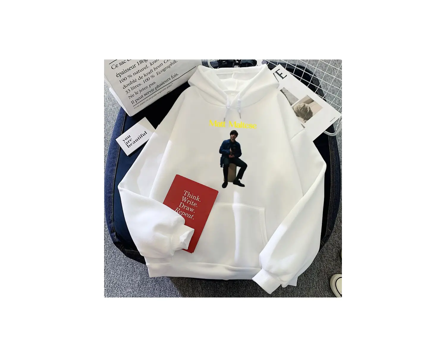 Beyaz Matt Malta Touring Sadece Tur Sudadera Mujer eşofm