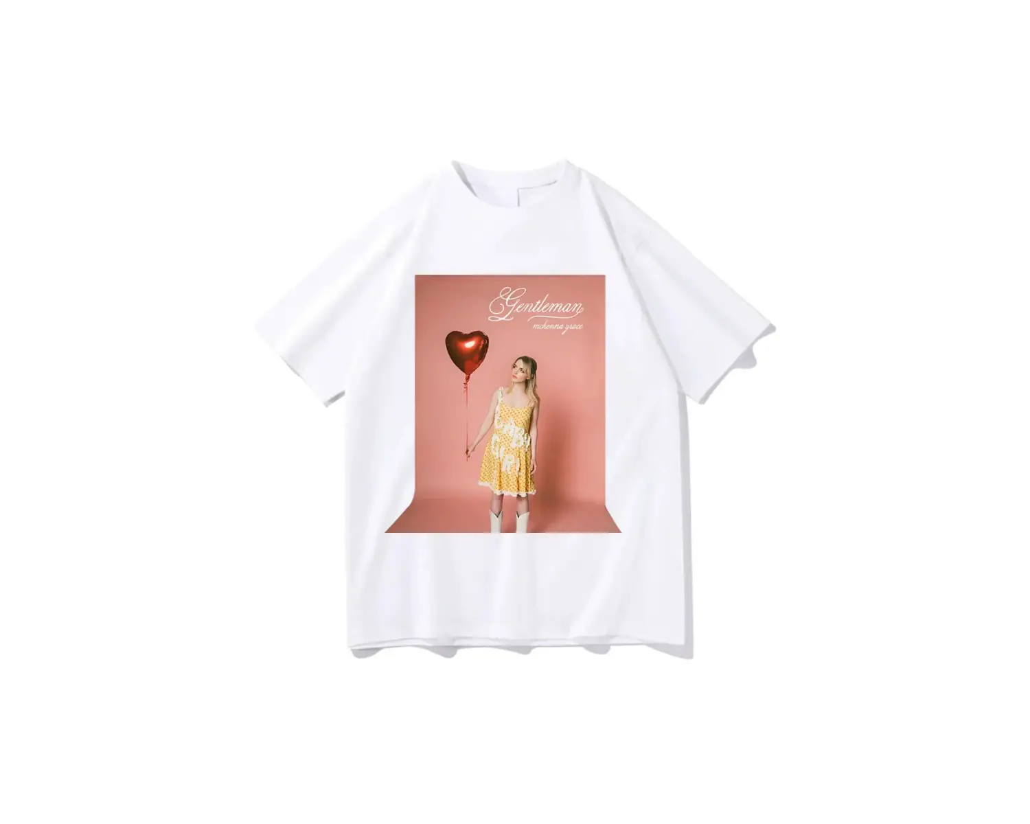 Beyaz Mckgrace Grace Gentemen şarkı lu 3D 3D ler/lar Tees