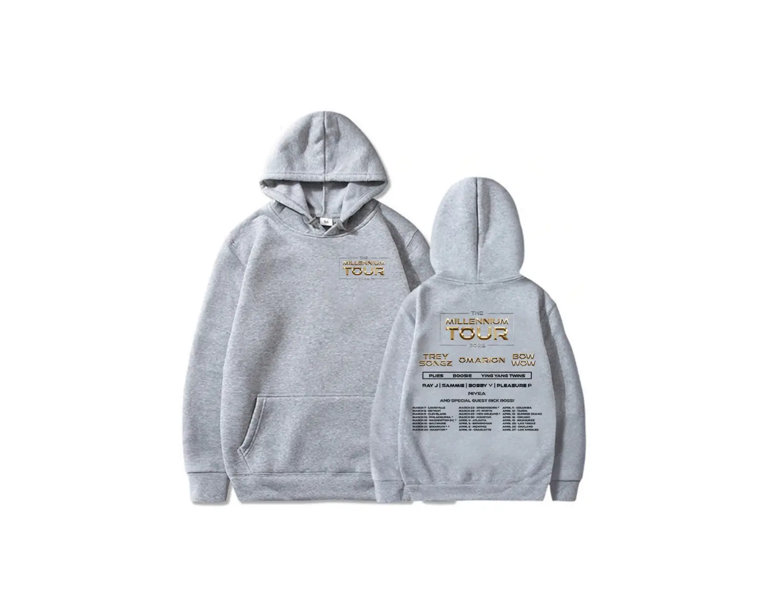 Beyaz Millennium Tour Grafik Funko Pop Moda SonbaharVintage Mole