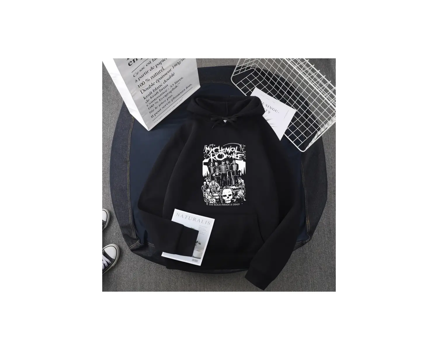 Beyaz Moda popüler tarzı benim kimyasal romantizm Mcr ölü