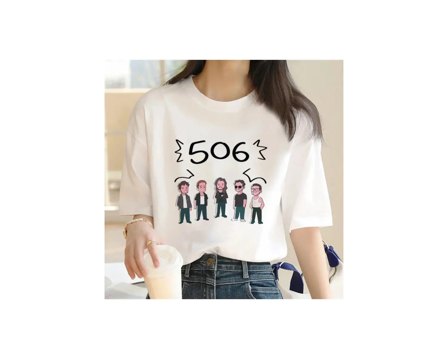 Beyaz Morat yaz tasarımcı Tshirt grafik komik Streetwear giysi kıyafetleri