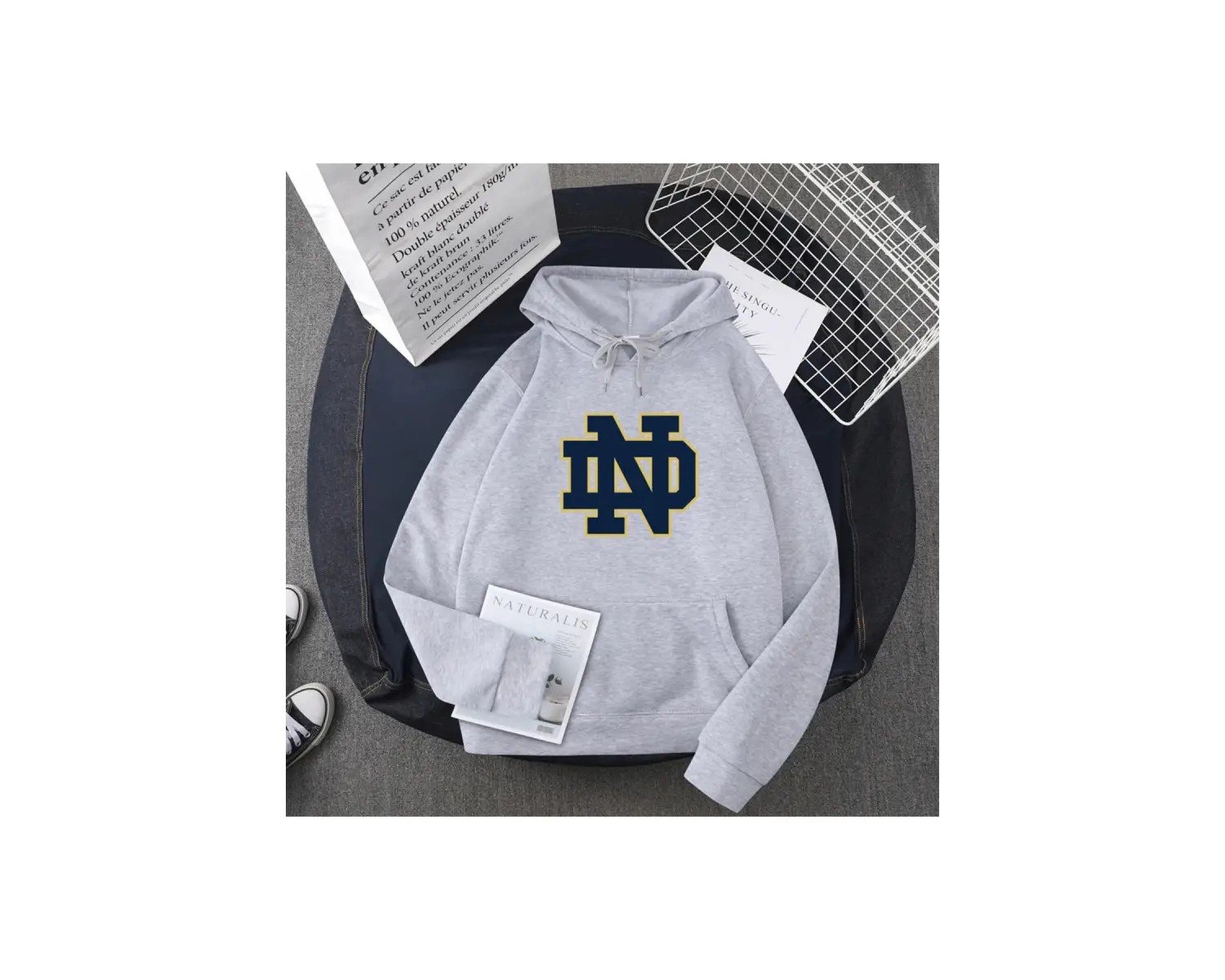 Beyaz ND VEYA DN Basit desen Fasshion