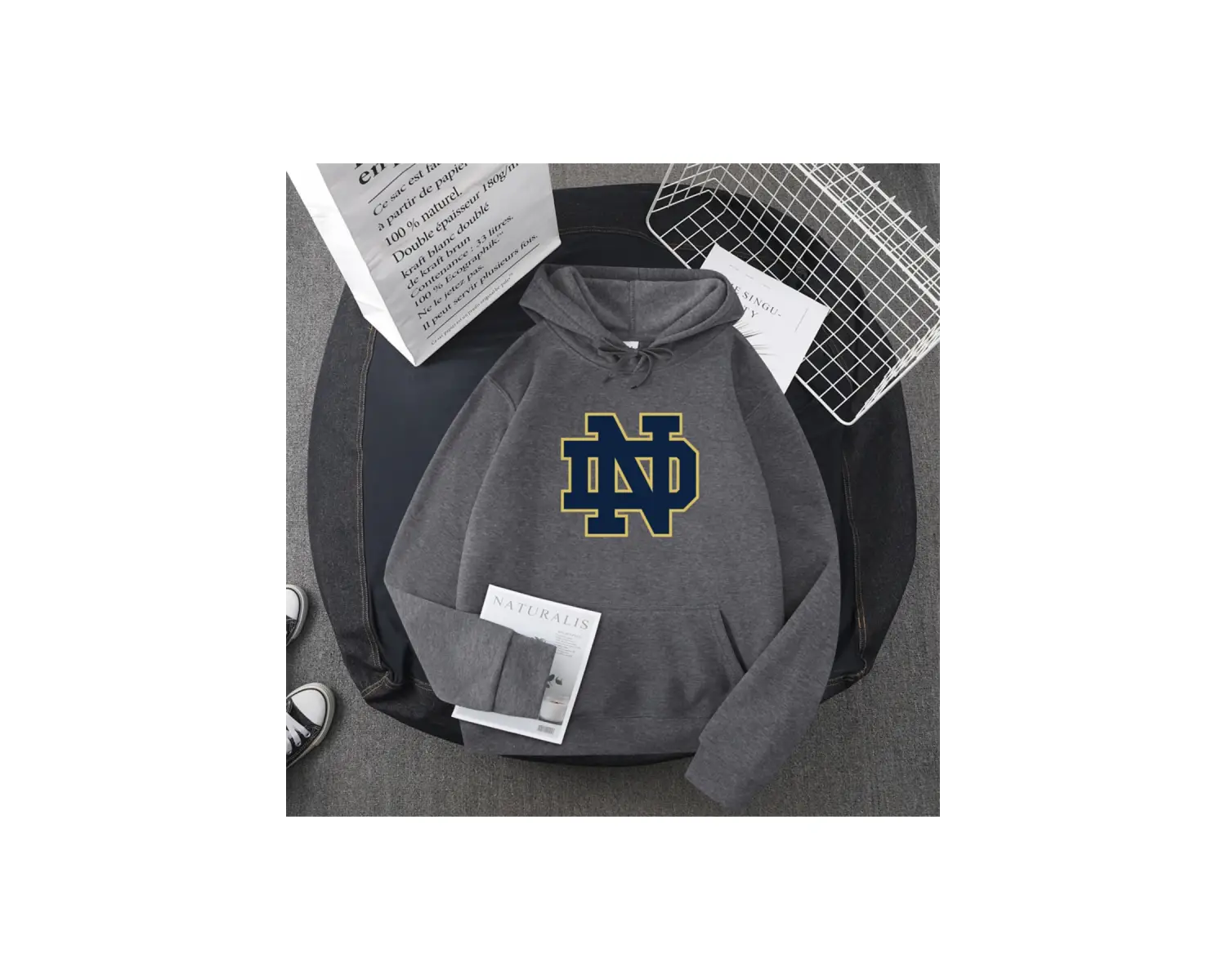 Beyaz ND VEYA DN Basit desen Fasshion