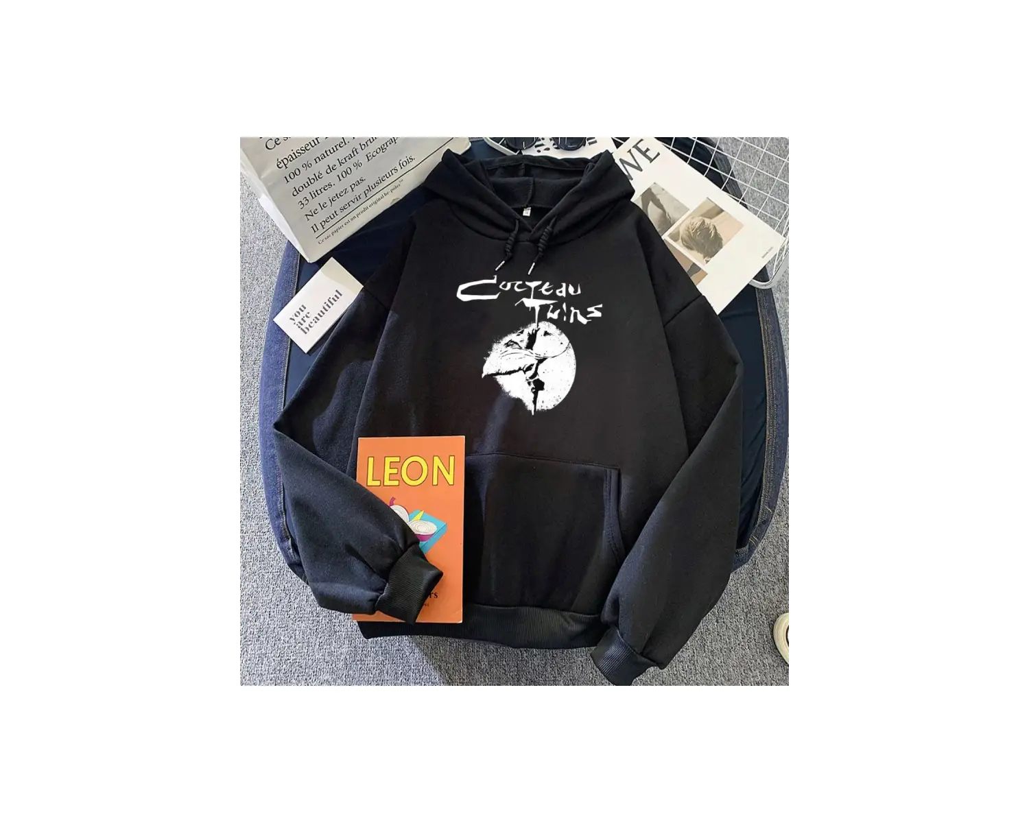 Beyaz Ninniler albümü grafik Hoodies Rock Band Cocteau Twins caderas Con Capucha