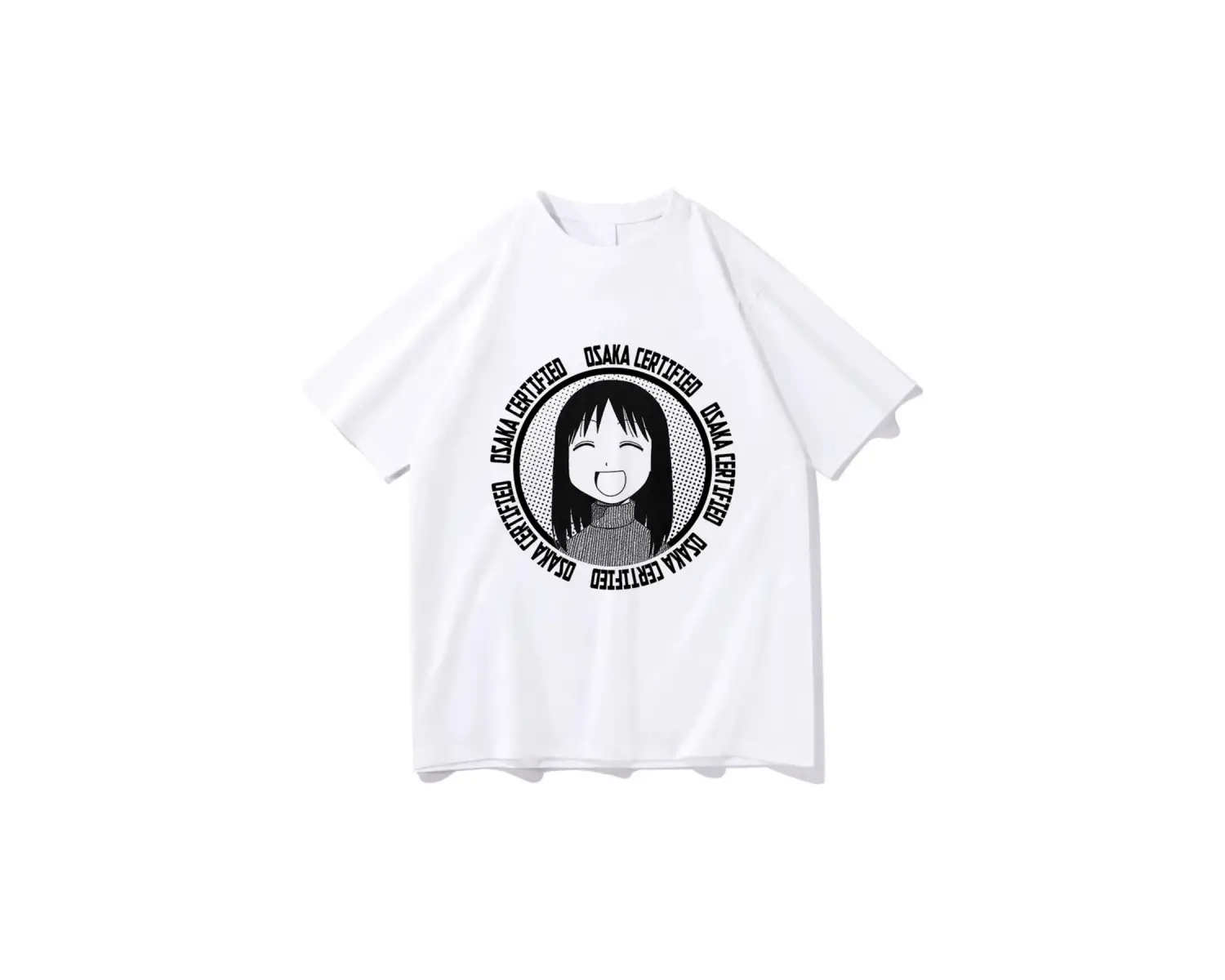 Beyaz Osaka Sertifikalı ler Harajuku Kawaii Ayumu Tshirt Sıcak Unisex li
