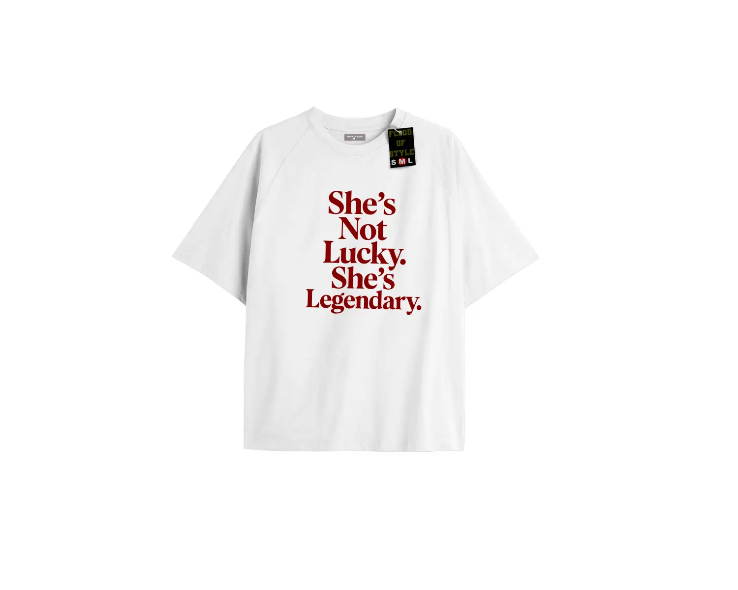 Beyaz Oversize T-shirt efsanevi Özel tasarım