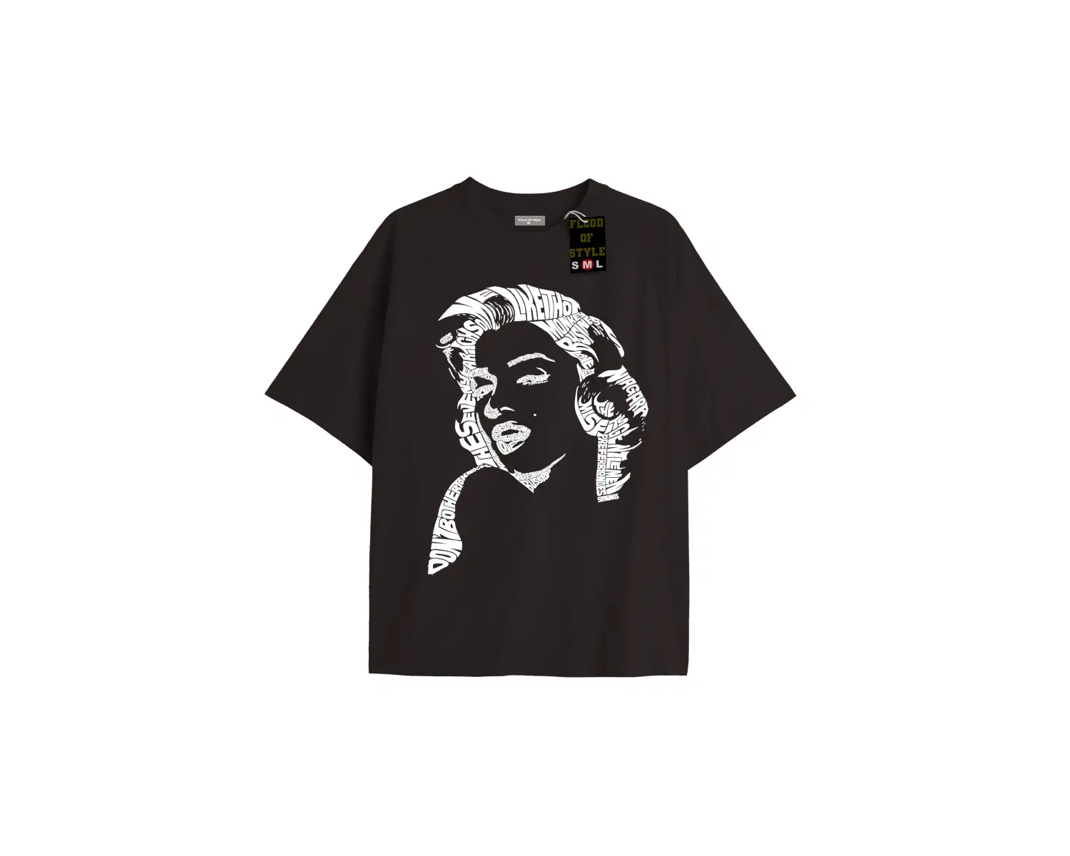 Beyaz Oversize T-shirt kız Özel tasarım