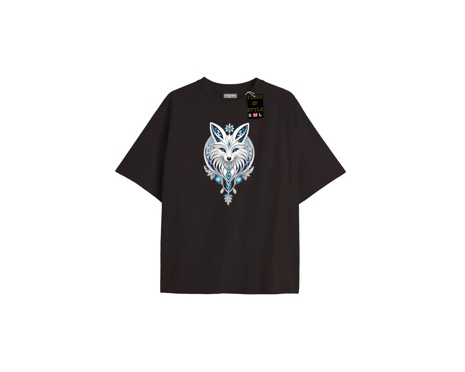 Beyaz Oversize T-shirt kurt Özel tasarım