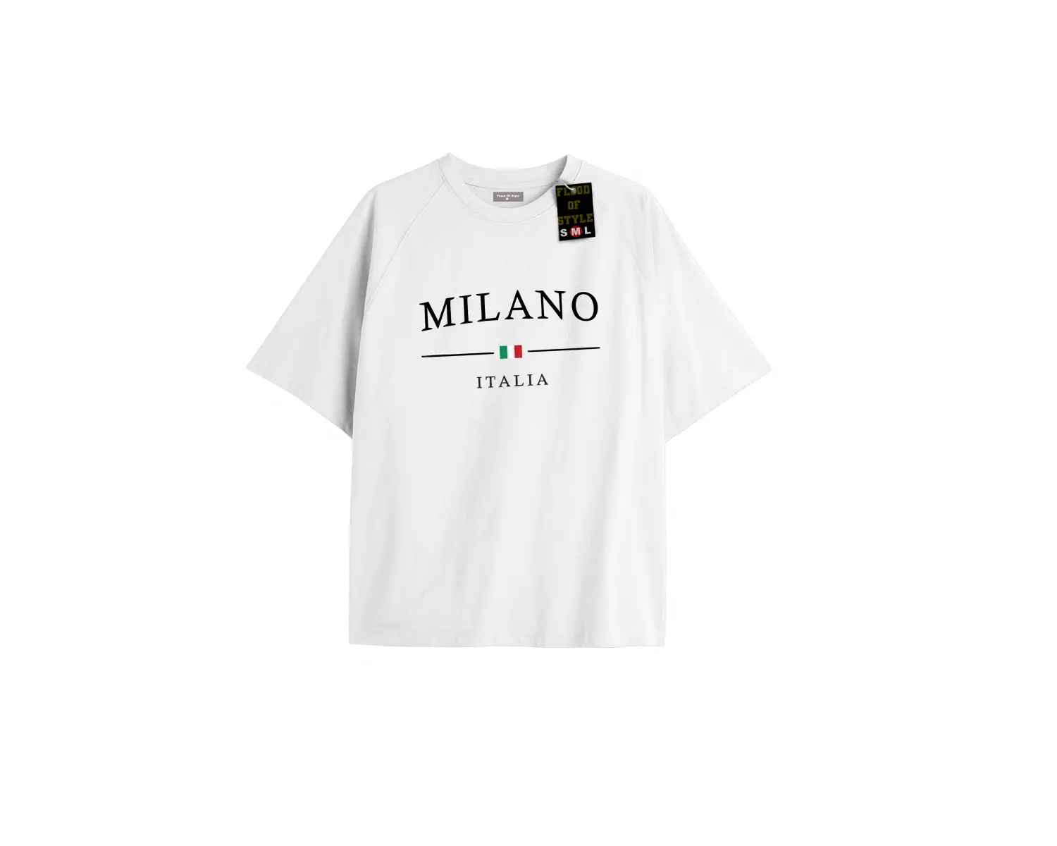 Beyaz Oversize T-shirt milono Özel tasarım