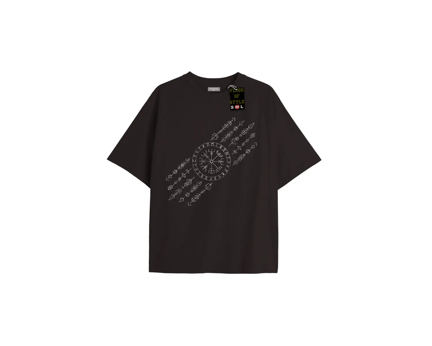 Beyaz Oversize T-shirt minimal Özel tasarım