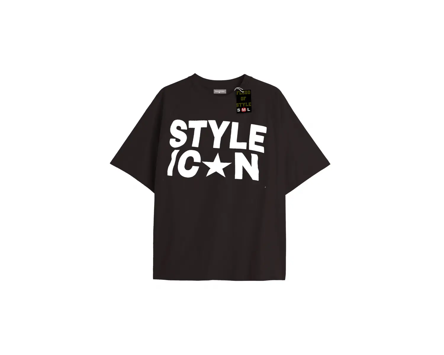 Beyaz Oversize T-shirt style Özel tasarım