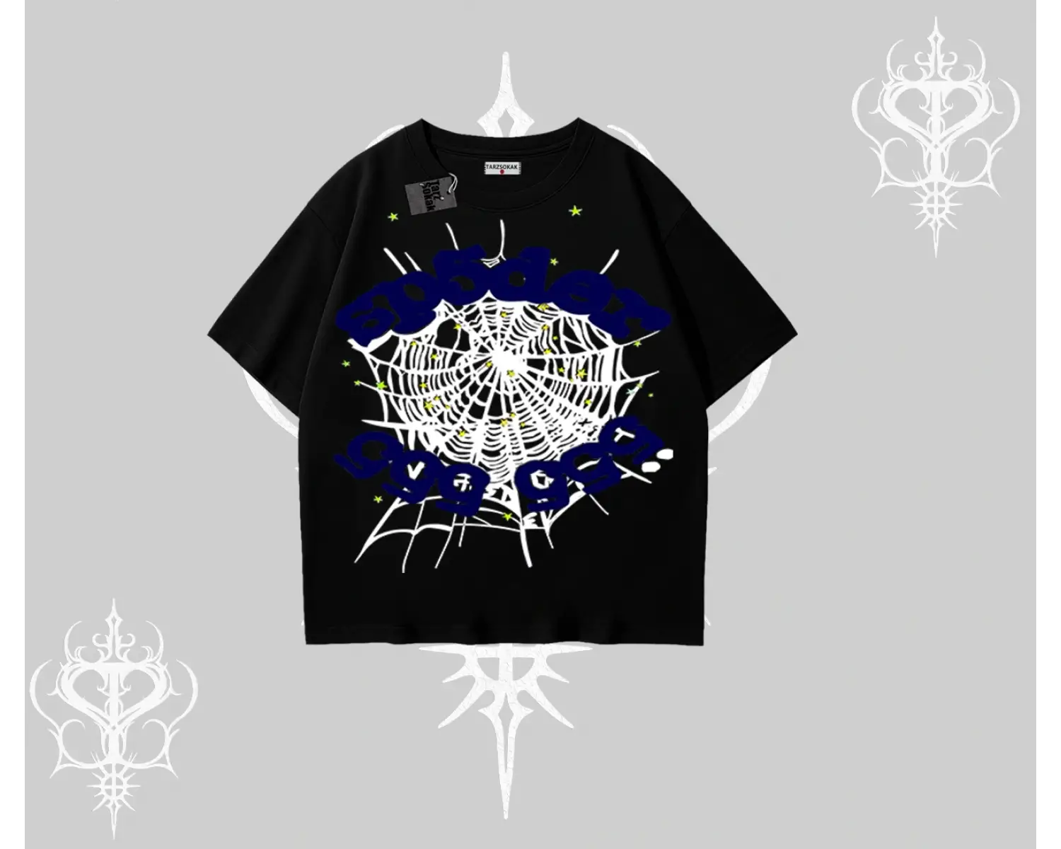 Beyaz Oversize Tişört Sp55der