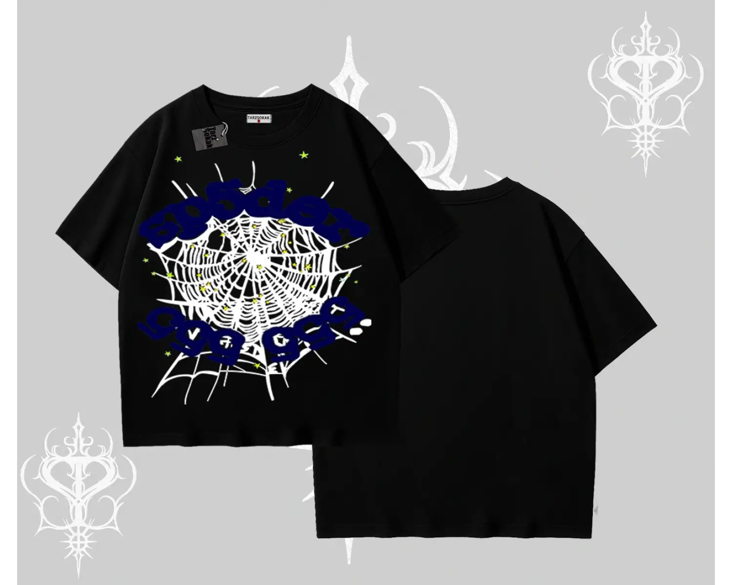 Beyaz Oversize Tişört Sp55der