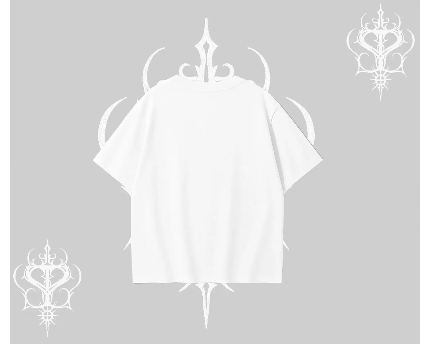 Beyaz Oversize Tişört Spider Undercover