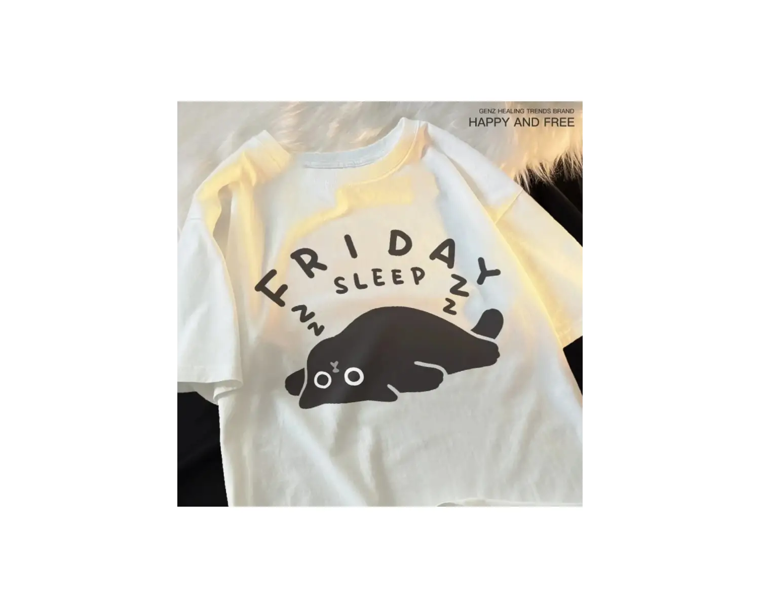 Beyaz Pazartesi Uyku Eğlenceli Unisex Kedi Tarzı Yaz lar için Japonya Çift E