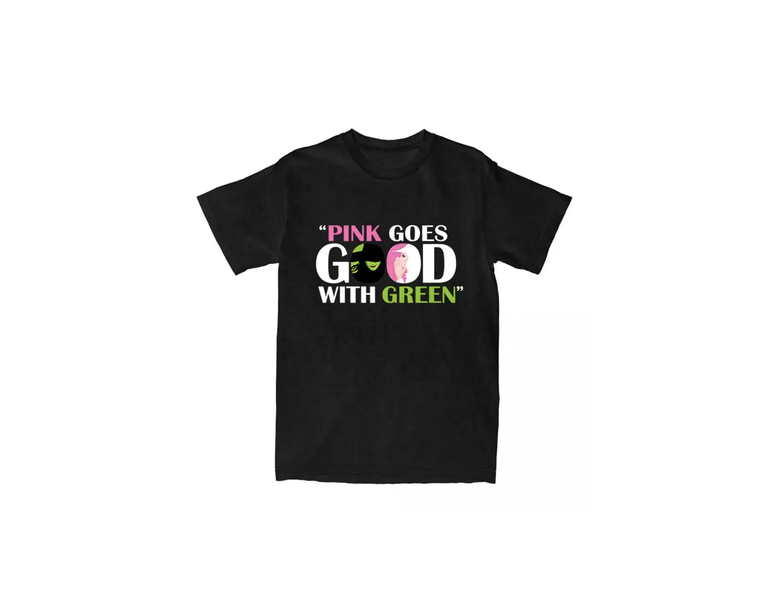 Beyaz Pink Goes Good with Green Fantasy Movies Wicked Printing Cotton High Quality