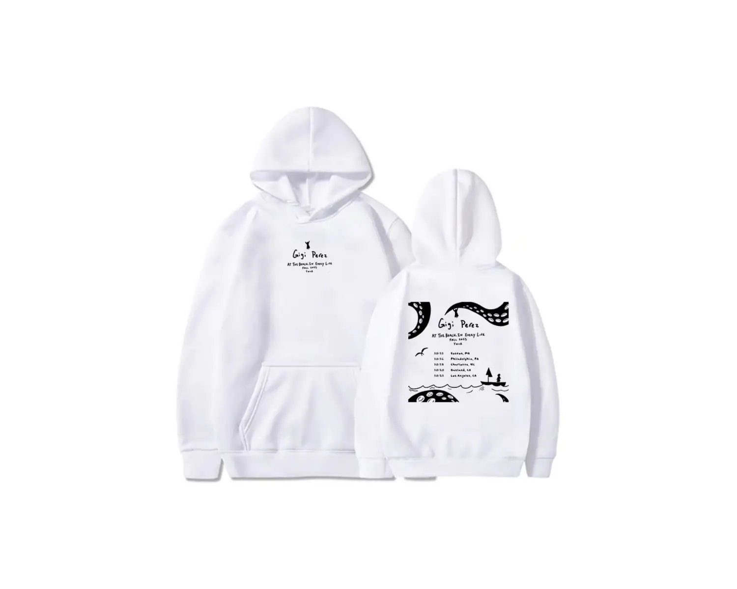 Beyaz Plajda Her Hayatta Tur , Gigi Perez Grafik Er