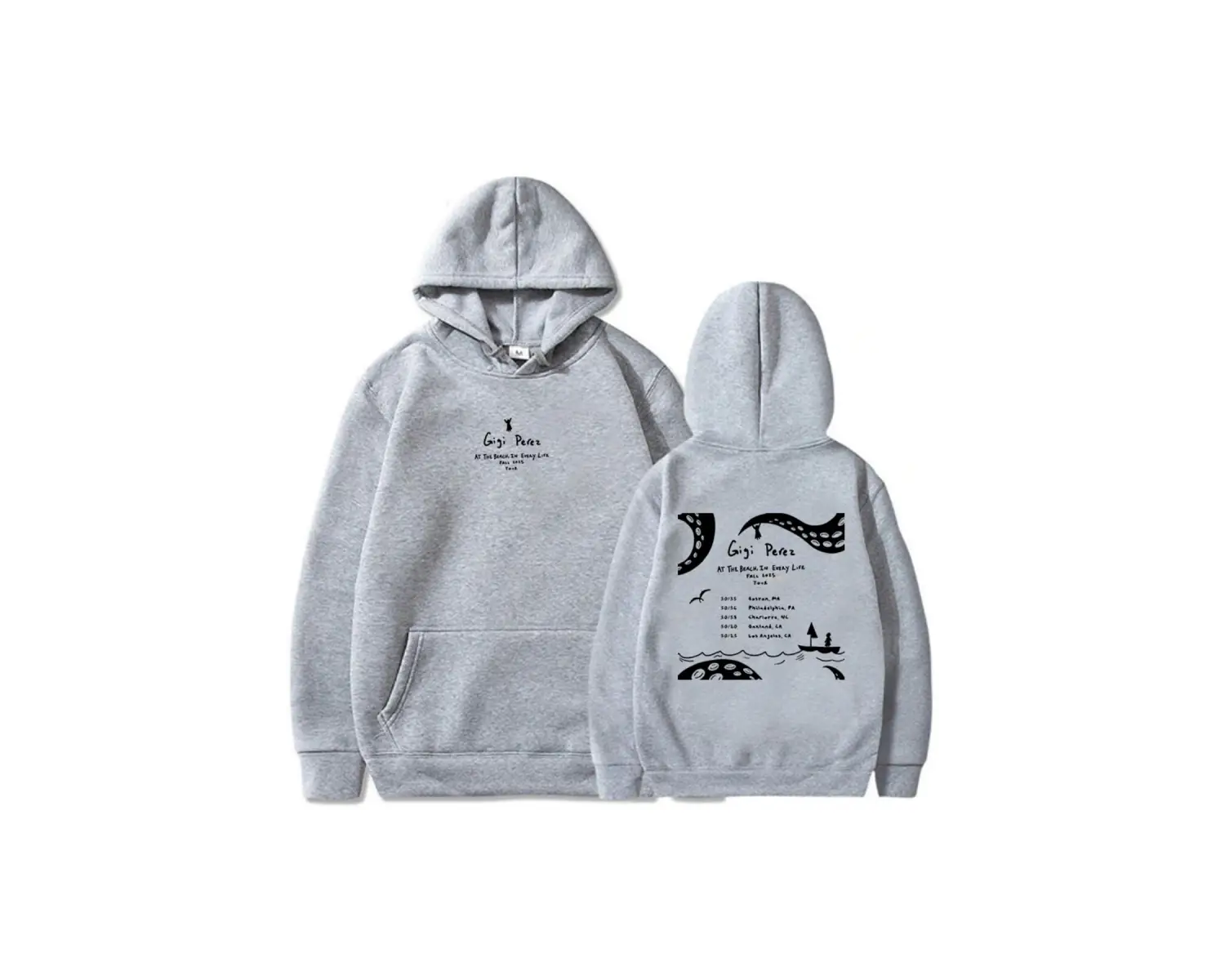 Beyaz Plajda Her Hayatta Tur , Gigi Perez Grafik Er