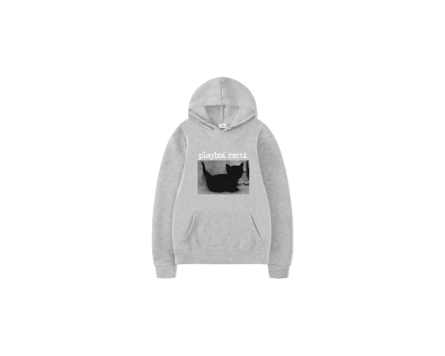 Beyaz Playboi Carti rapçi siyah kedi
