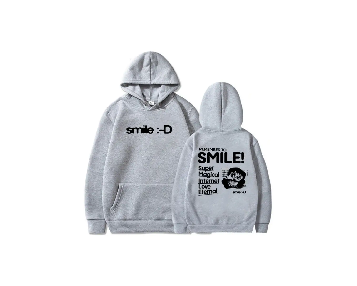 Beyaz Porter Robinson gülümseme dünya turu Hoodies