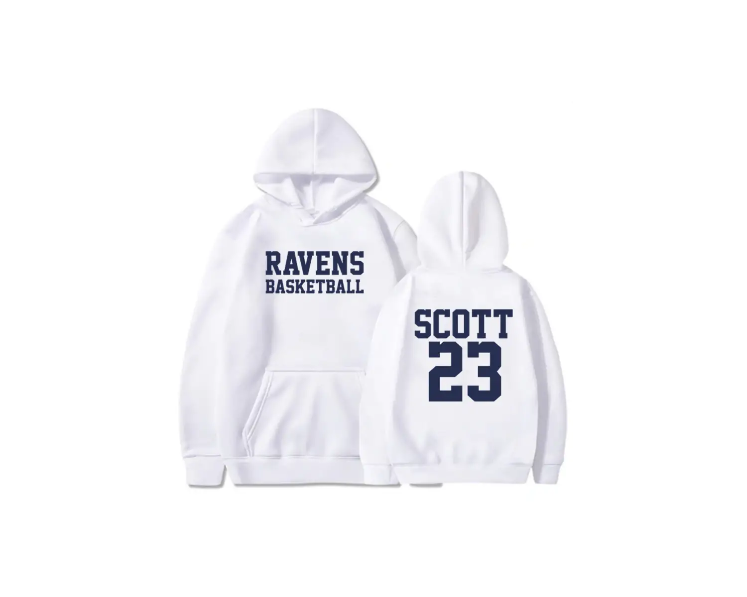 Beyaz Rabasketball basketbol ağacı Hill Scott23 Hoodies Moletom Feminino grafik U
