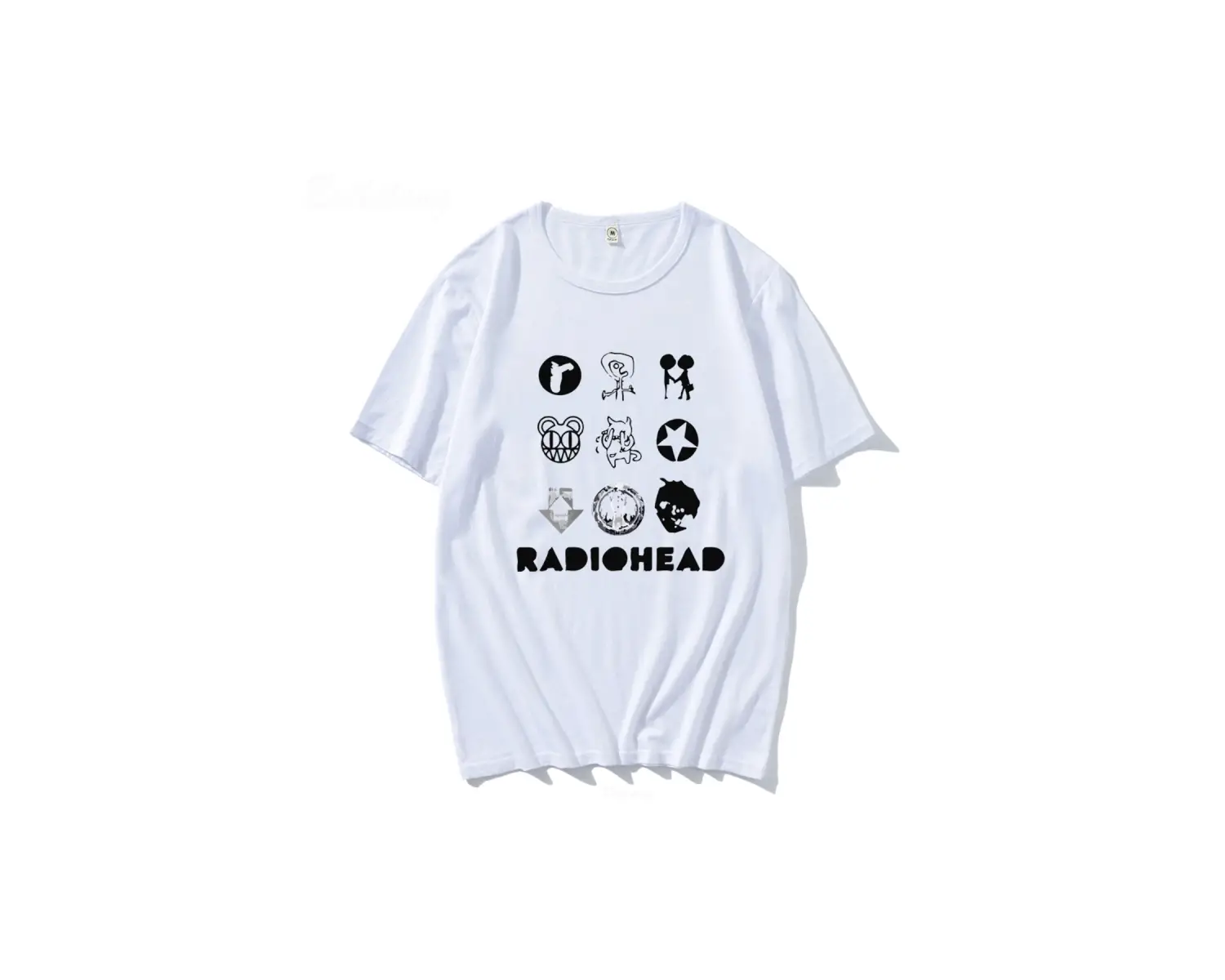 Beyaz Radiohead klasik ler ve lar 100 Indie hayranları bant Rock Boy baskı