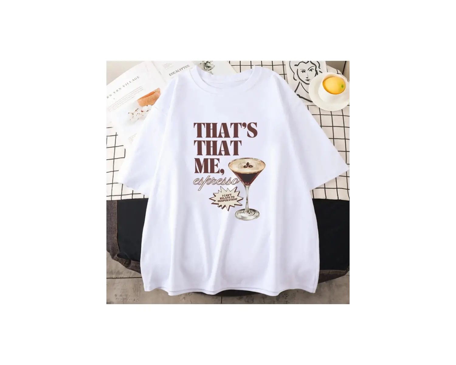 Beyaz Sabrina Marangoz Şarkıcı Grafik Albümü Espresso Bu Benim baskılı E