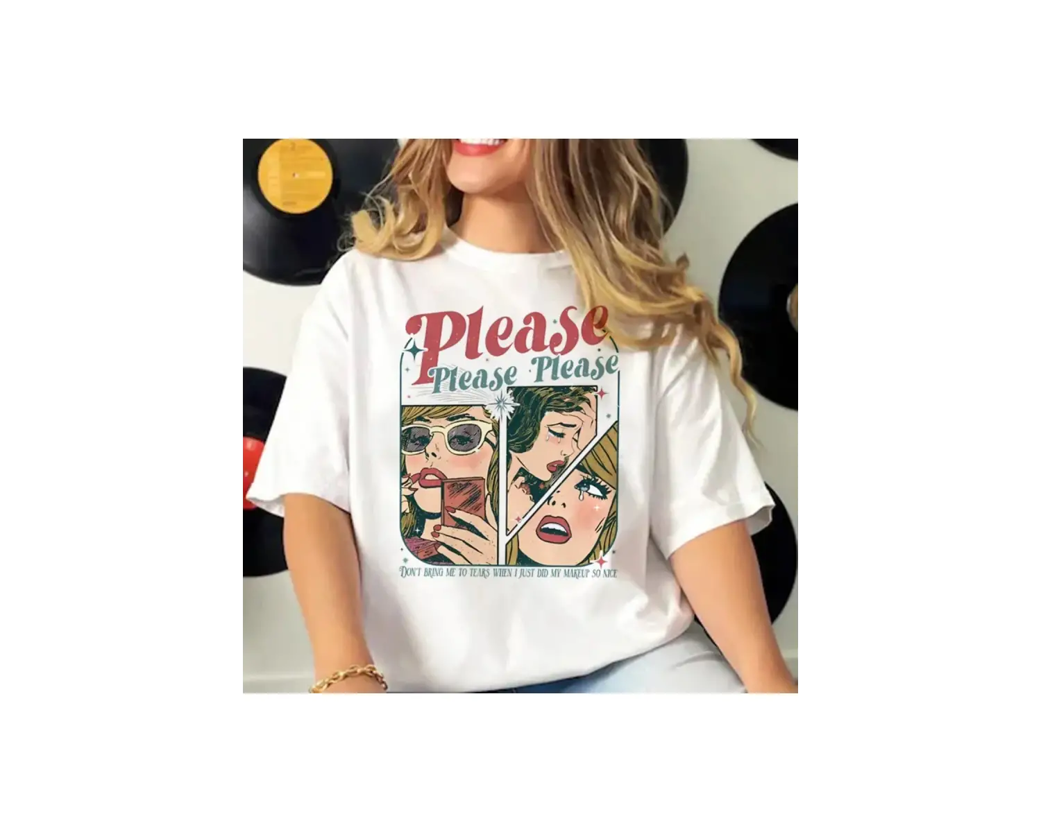 Beyaz Sabrina Marangoz Üst Harajuku Manga 2000ler i Estetik